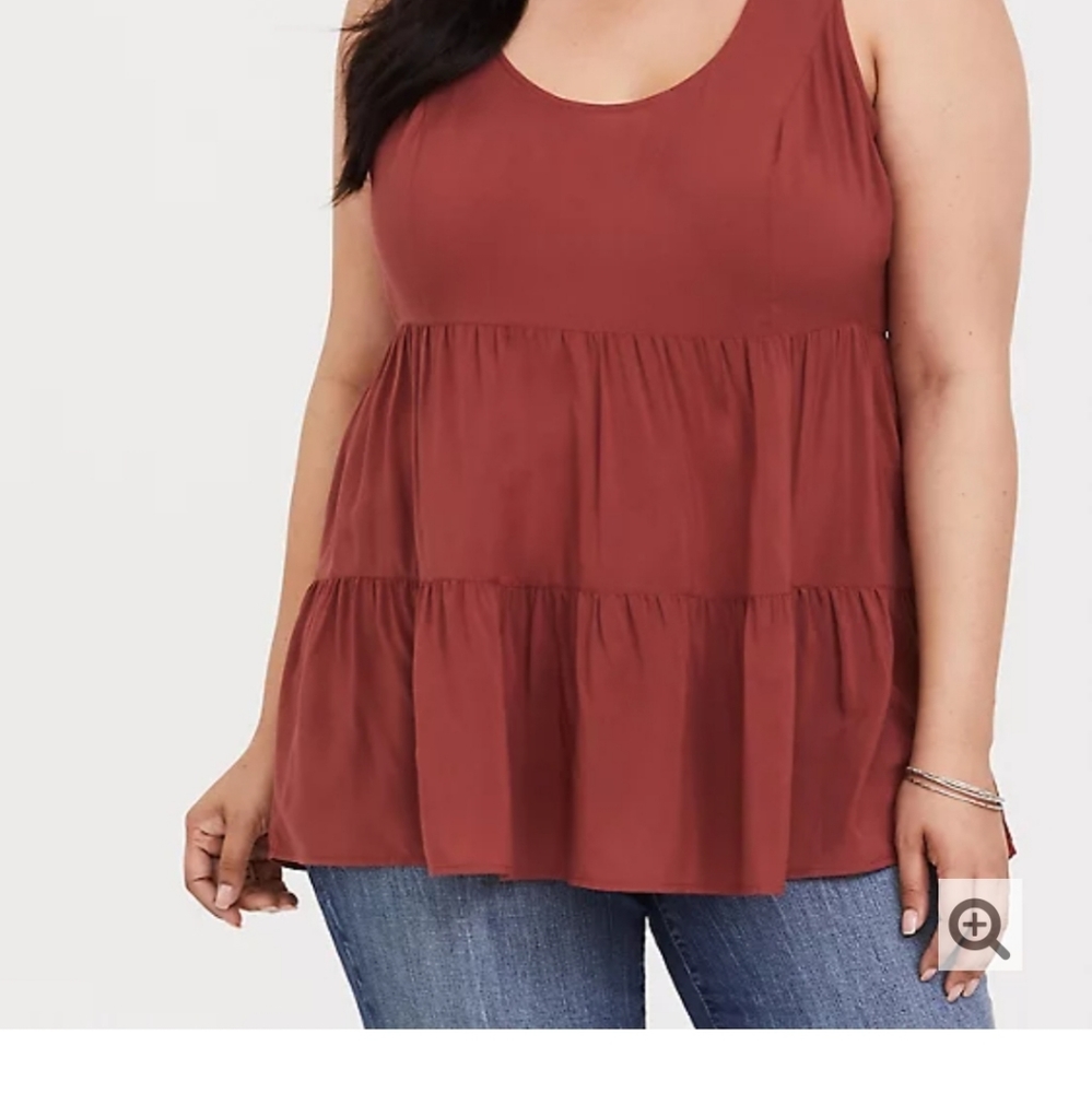 Brick red tunic